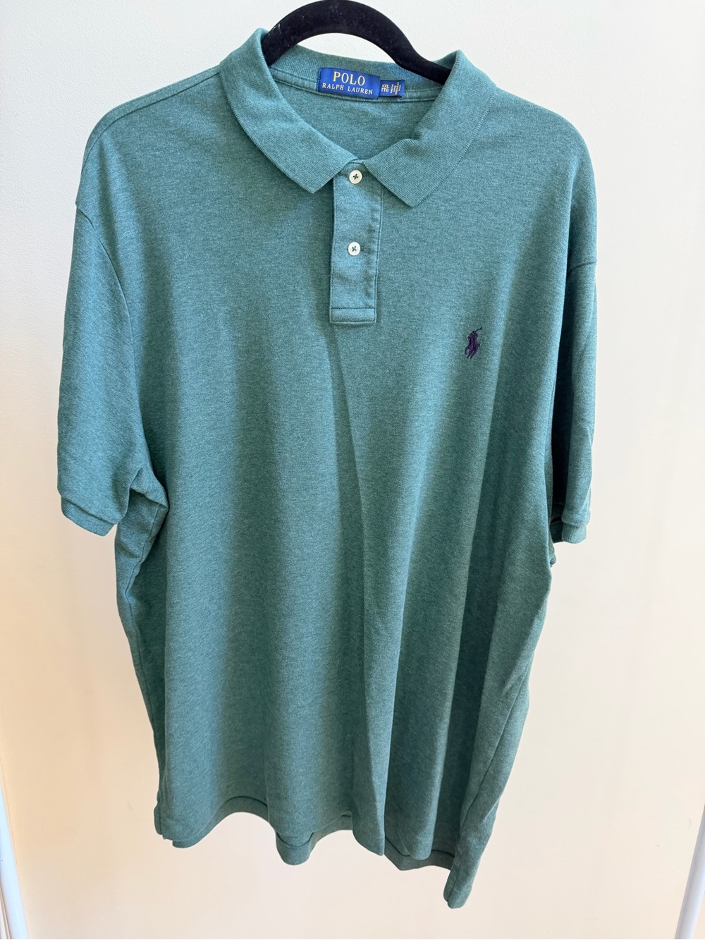 Polo Ralph Lauren short sleeve polo shirt men’s Sz XXL dark green